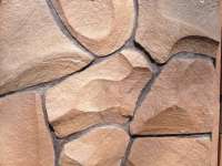 Камень песчаник Фонтанка теракотово-красная 2-5 см.